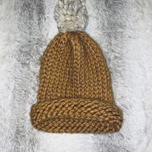 Handmade Toddler Girl Pom Pom Crochet Beanie